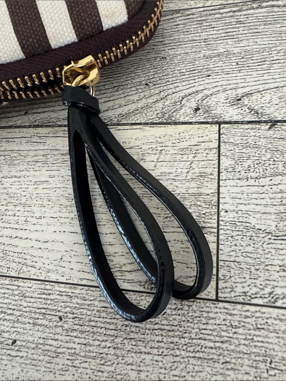 Henri Bendel Striped Pouch